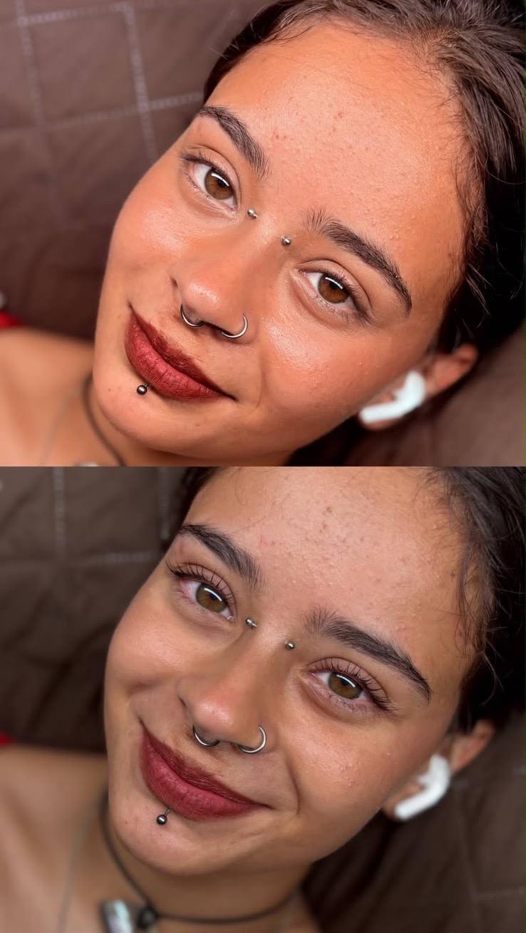 Before Lash Lift and Tint