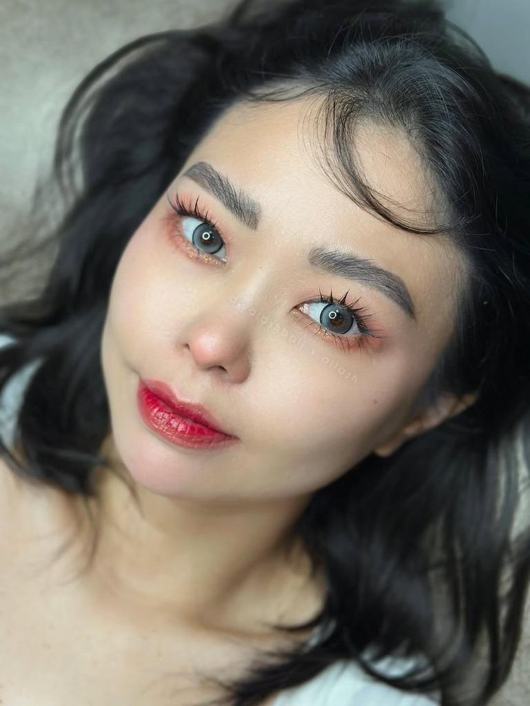 Close-up of eyelash extensions by Ailash Bali