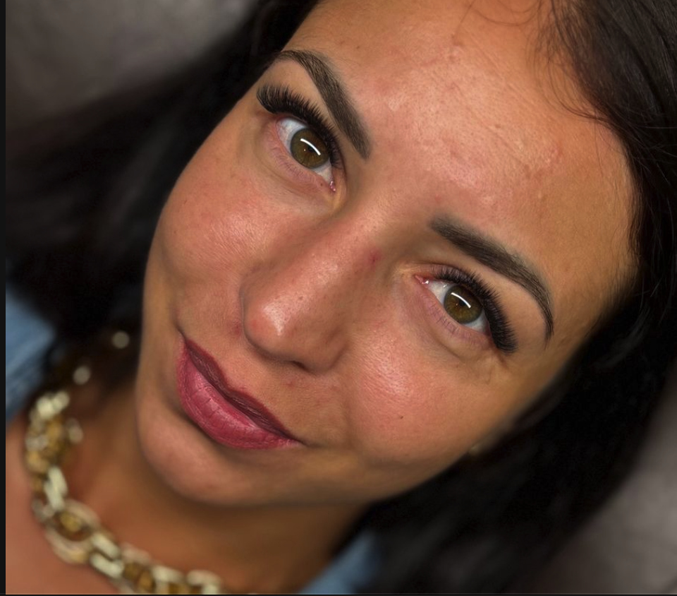 Soft Volume eyelash extensions created at Ailash Bali